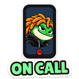Pippy sticker: on call
