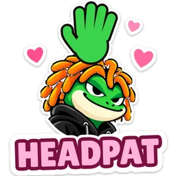 Pippy sticker: headpat