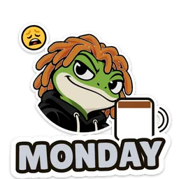 Pippy sticker: monday